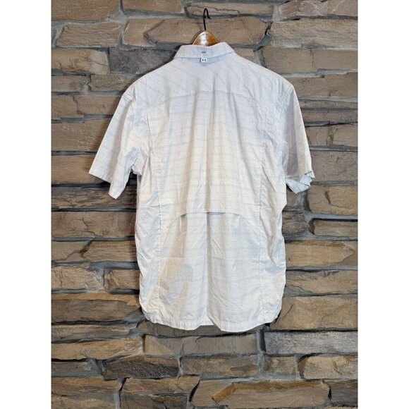 Men's Under Armour Loose Fit Logo Shirt Light Gray White Sz L - Picture 2 of 8